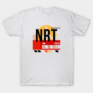 Tokyo (NRT) Airport // Sunset Baggage Tag T-Shirt